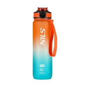 NILS CAMP Tritanová láhev na pití NCD68 1000 ml oranžovo-modrá