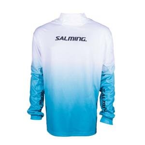 Salming Goalie Jersey SR Blue/White - XXXL