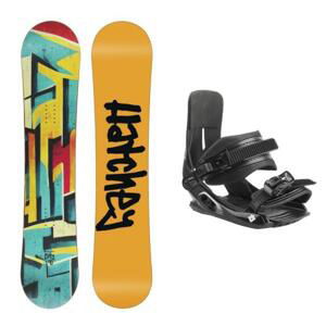 Hatchey City juniorský snowboard + Hatchey Tactic Junior vázání - 125 cm + EU 33-39