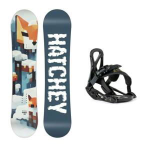 Hatchey Rabbies SPR juniorský snowboard + Beany Kido vázání - 120 cm + XXS (EU 25-32)