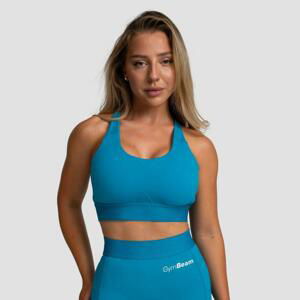 GymBeam Sportovní podprsenka Limitless Aquamarine - XXL - aquamarine