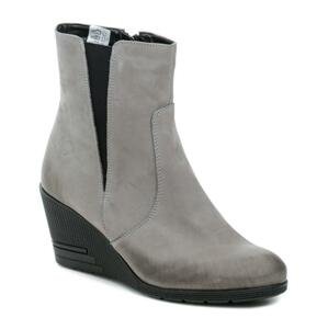MintakaCZ Mintaka 2655032 šedé dámské zimní boty na klínku - EU 37