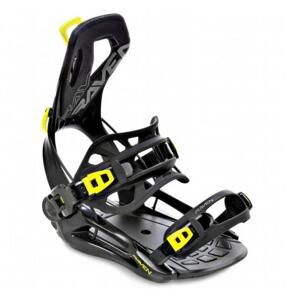 Raven RAGE Fastec FT360 black/lime snowboardové vázání - M (EU 39-42)