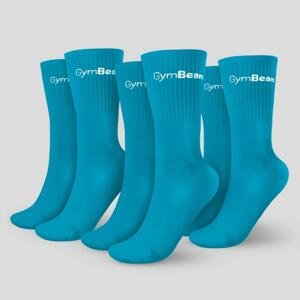 GymBeam Ponožky 3/4 Socks 3Pack Aquamarine - M/L - aquamarine
