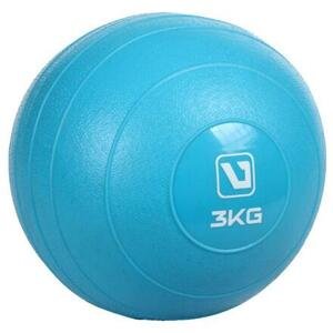 LiveUp Weight ball míč na cvičení modrá - 3 kg
