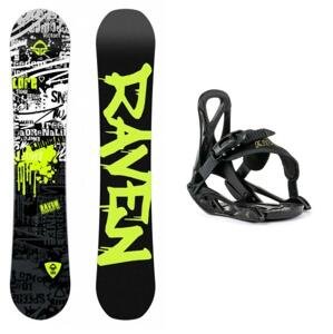 Raven Core Junior dětský snowboard + Beany Kido vázání - 120 cm + XXS (EU 25-32)