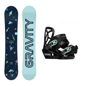 Gravity Pluto dětský snowboard + Gravity Cosmo vázání - 90 cm + XS (EU 28-31)