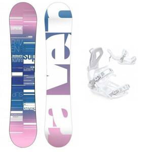 Raven Supreme white dámský snowboard + Raven FT360 white vázání - 150 cm + S (EU 35-40)