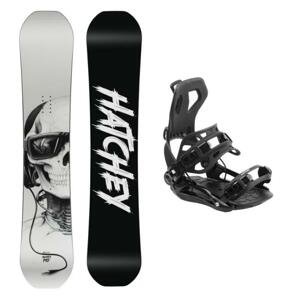Hatchey Sillence freestyle snowboard + Hatchey Fastec vázání - 139 cm + S, black (EU 36-39)