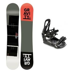 Gravity Cosa pánský snowboard + Raven S230 Black vázání - 154 cm + M/L (EU 40-47)