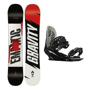 Gravity Empatic snowboard + Gravity G2 black vázání + sleva 500,- na příslušenství - 142 cm + M (EU 39,5-41,5)