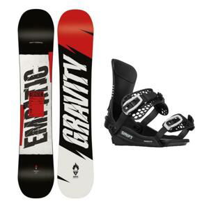 Gravity Empatic snowboard + Gravity Drift black vázání + sleva 400,- na příslušenství - 142 cm + S (EU 38)