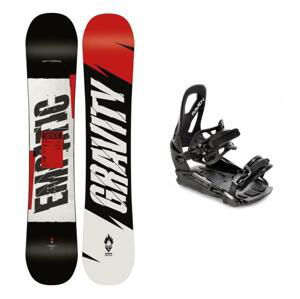 Gravity Empatic snowboard + Raven S230 Black vázání - 161 cm Wide + M/L (EU 40-47)