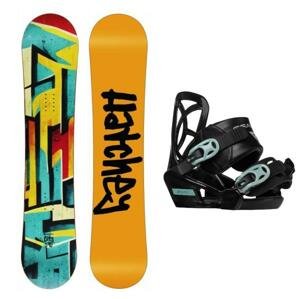 Hatchey City juniorský snowboard + Gravity Cosmo vázání - 125 cm + XS (EU 28-31)