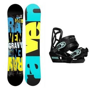 Raven Gravy junior mini dětský snowboard + Gravity Cosmo vázání - 125 cm + XS (EU 28-31)