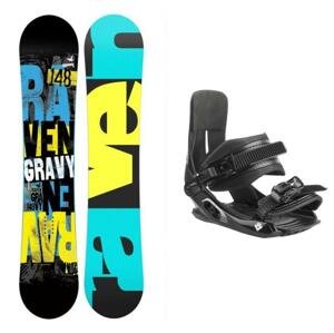 Raven Gravy junior mini dětský snowboard + Hatchey Tactic Junior vázání - 120 cm  + EU 33-39