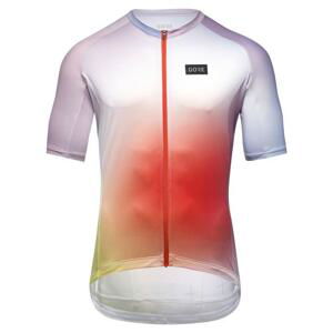 Gore Cloud Jersey Mens - fireball/multicolor XXL - bílo/červená