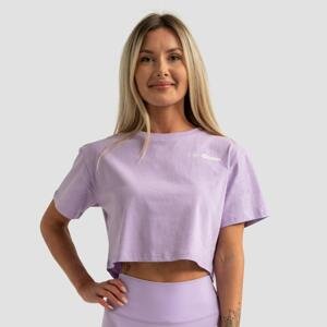 GymBeam Dámské tričko Cropped Limitless Lavender - M - lavender