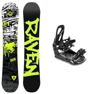 Raven Core Black snowboard + Raven S230 Black vázání + sleva 500,- na příslušenství - 163 cm Wide + S/M (EU 37-42)