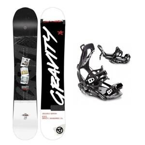 Gravity Symbol pánský snowboard + Raven FT360 black vázání - 150 cm + M (EU 39-42) - černo bílé