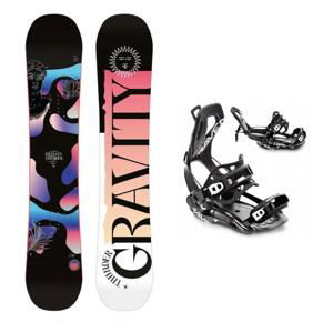 Gravity Thunder 23/24 dámský snowboard + Raven FT360 black vázání - 148 cm + S (EU 35-40) - černo bílé