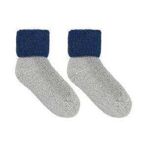 Vlnka Ovčí ponožky Merino froté modrá - EU 35-37