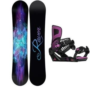 Raven Aura dámský snowboard + Gravity Rise black/purple vázání - 150 cm + S (EU 37-38)