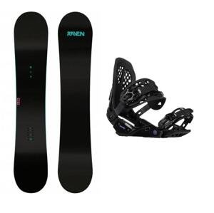 Raven Pure mint dámský snowboard + Gravity G2 Lady black vázání - 139 cm + L (EU 42-43)