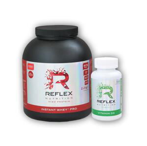 Reflex Nutrition Instant Whey PRO 2200g + Vitamin D3 100 cps - Vanilka