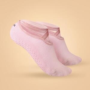 BeastPink Ponožky Grip Yoga Socks Pink - S - růžová