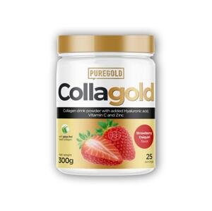 PureGold CollaGold + kyse. hyaluronová 300g - Malina