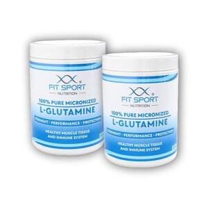 FitSport Nutrition 2x 100% Pure Micronized L-Glutamine 550g