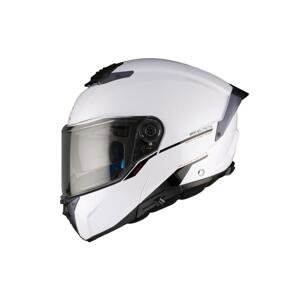 MT Helmets Vyklápěcí helma ATOM 2 SV SOLID A0 bílá lesklá - M - 57-58 cm