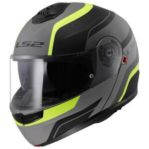 LS2 Vyklápěcí přilba FF908 Strobe II Monza černo-fluo žlutá - 3XL - 65-66 cm