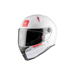 MT Helmets Integrální helma REVENGE 2 S SOLID A0 lesklá bílá - XL - 61-62 cm
