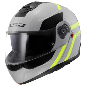 LS2 Vyklápěcí přilba FF908 Strobe II Autox šedo-fluo žlutá - L - 59-60 cm