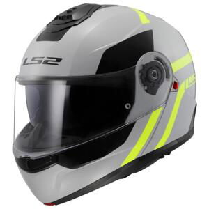 LS2 Vyklápěcí přilba FF908 Strobe II Autox šedo-fluo žlutá - XS - 53-54 cm