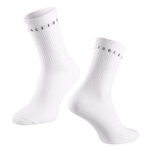 Force Ponožky SNAP bílé - L-XL/EU 42-46