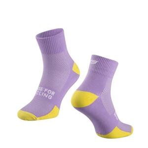 Force Ponožky EDGE fialovo-fluo - fialovo-fluo L-XL/42-46