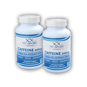 FitSport Nutrition 2x Caffeine 200mg + Green Tea Extract 300mg 120 caps