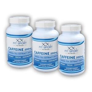 FitSport Nutrition 3x Caffeine 200mg + Green Tea Extract 300mg 120 caps