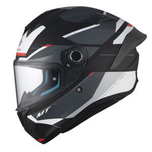 MT Helmets Integrální helma TARGO S KAY B2 matná černo-šedo-bílá - M - 57-58 cm