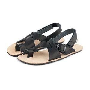 Vlnka Barefoot kožené sandály Tony černá - EU 39