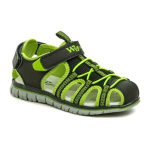 Wojtylko 5S24440C černo zelené dětské sandály - EU 34