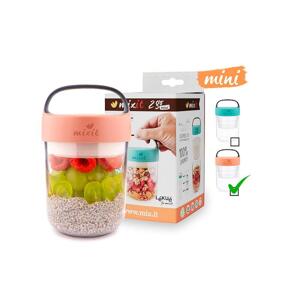 Mixit 2go mini - svačinový box lososový 400ml