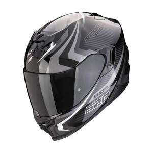 Scorpion Integrální helma EXO-520 EVO AIR TERRA černo-stříbrno-bílá - M - 57-58 cm