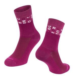 Force Ponožky MESA růžové - L-XL/EU 42-46