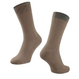 Force Ponožky MARK hnědé - L-XL/EU 42-46