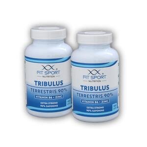 FitSport Nutrition 2x Tribulus Terrestris 90% + Vitamin B6 + Zinc 100 caps