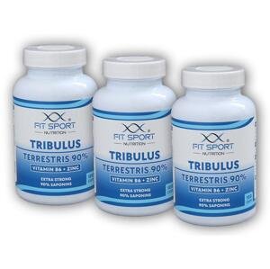FitSport Nutrition 3x Tribulus Terrestris 90% + Vitamin B6 + Zinc 100 caps